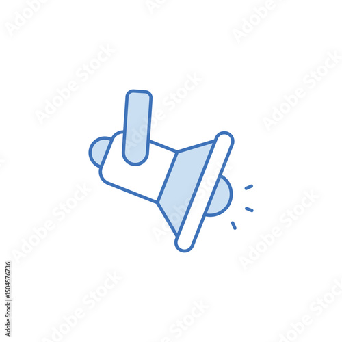 Spotlight icon design with white background stock illustration