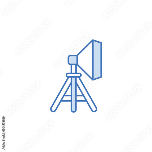 Soft Box icon design with white background stock illustration
