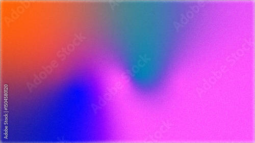 Vibrant Abstract Gradient Background with Blended Colors	