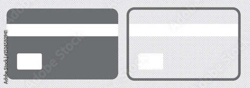 Credit card icon set. Credit card payment icon vector eps 10