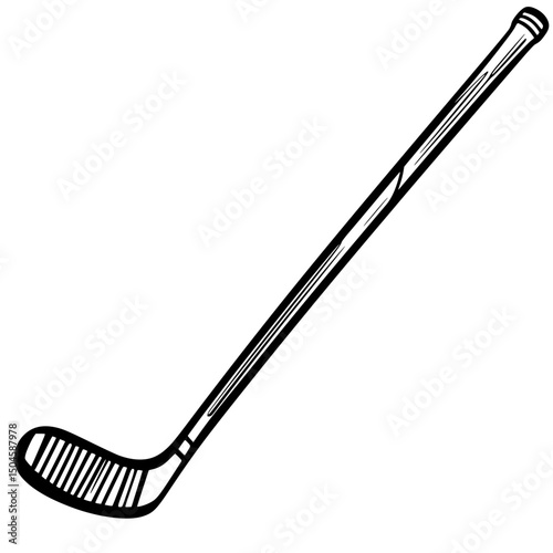 Golf club icon design featuring a wedge shape with distinct grooves for optimal grip and control