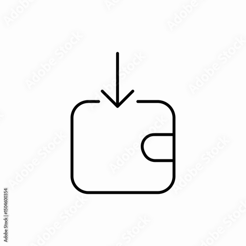 Download wallet payment icon vector sign