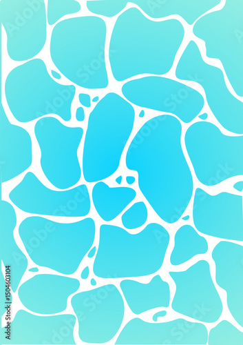 illustration of reflections in the water