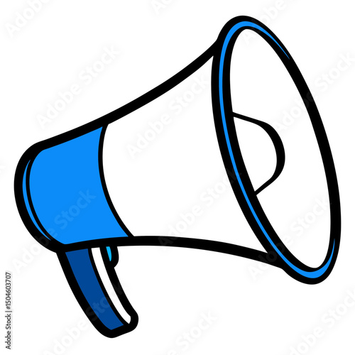 vector illustration of megaphone