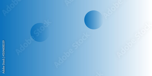 Abstract blue night sky with bubbles and a full moon