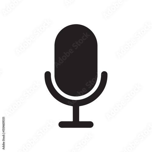 microphone isolated on white