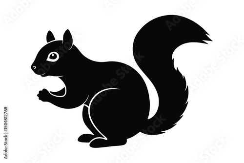 squirrel vector icon