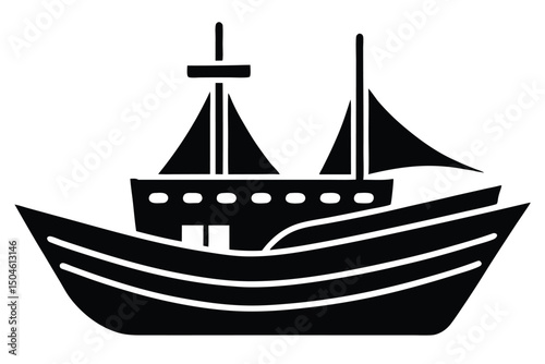 vector ship icon