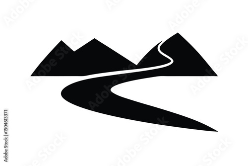 River  vector icon