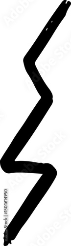 Brush Handmade brush and. abstract shape VECTOR