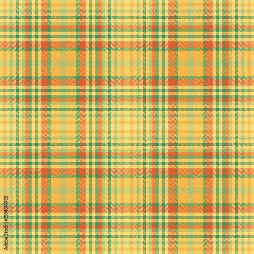 Vibrant autumnal plaid pattern in warm yellows, greens, and oranges.  Perfect for textile design, website backgrounds, or fallthemed projects.