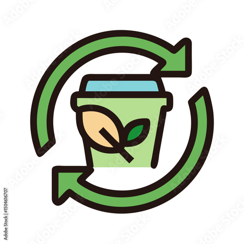Sustainable Zero Waste Practices Vector for Eco Product Branding
