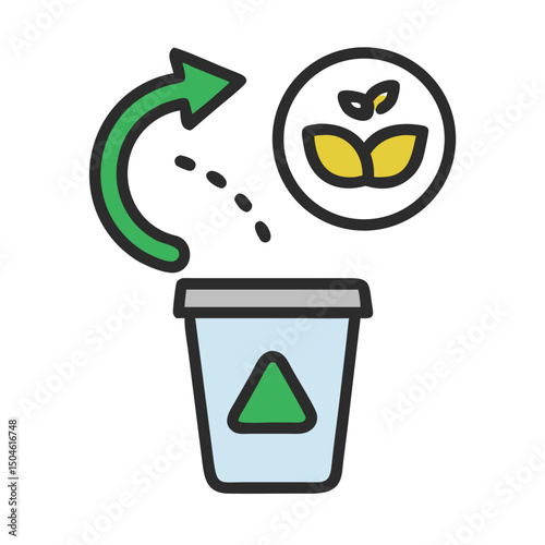 Eco-Conscious Zero Waste Graphics for Environmental Awareness