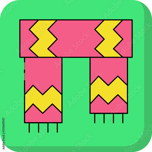 Muffler single vector icon illustration