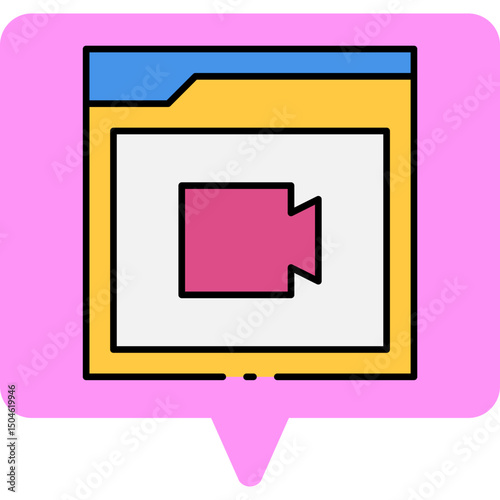 File manager single vector icon illustration