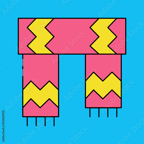 Muffler single vector icon illustration