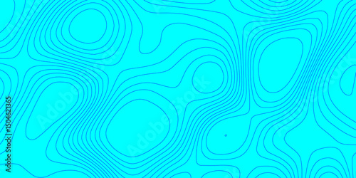 Topography line map blue wave paper curved reliefs landscape geographic background, vintage outdoors style topographic contour lines map isolated on transparent seamless pattern abstract background.