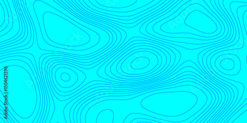 Topography line map blue wave paper curved reliefs landscape geographic background, vintage outdoors style topographic contour lines map isolated on transparent seamless pattern abstract background.
