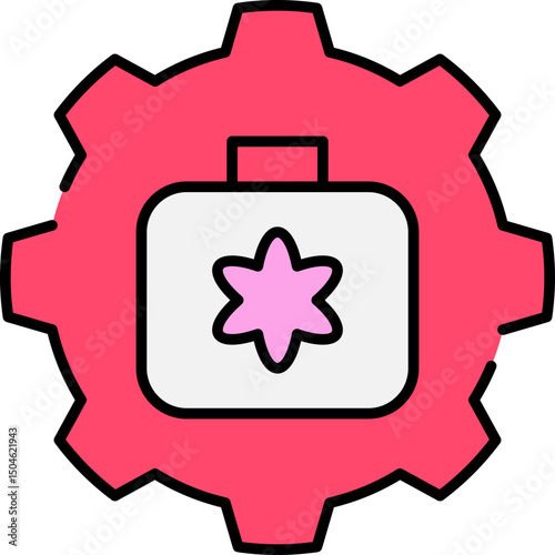 Setting single icon vector illustration