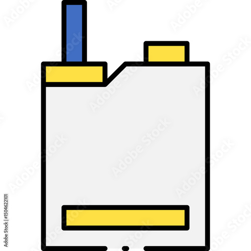 Vape single icon vector illustration