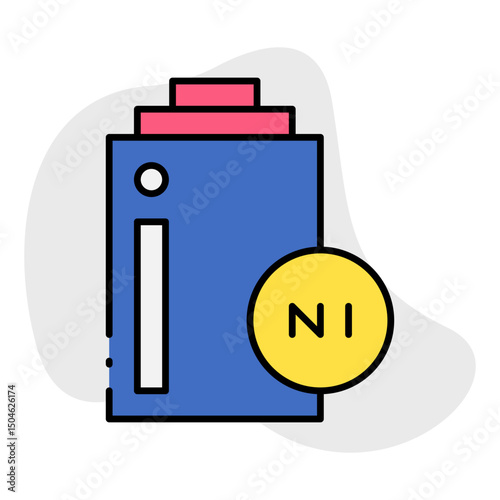 Vape liquids single vector icon illustration