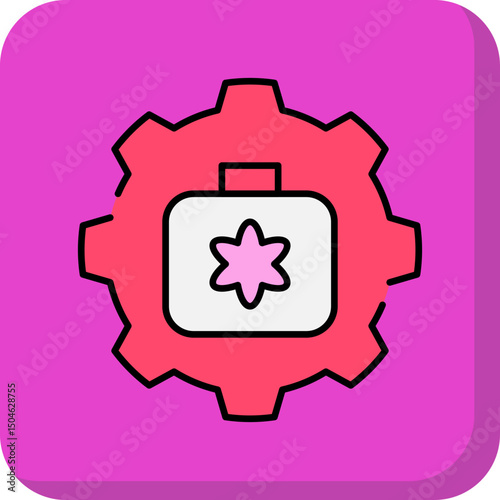 Setting single icon vector illustration