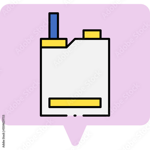 Vape single icon vector illustration