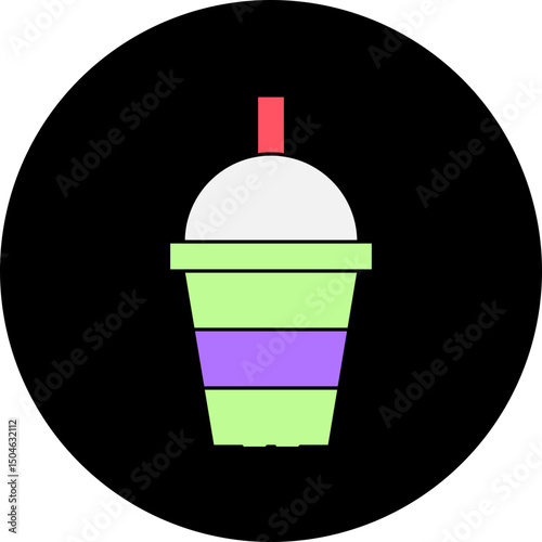Soft drink single icon vector illustration