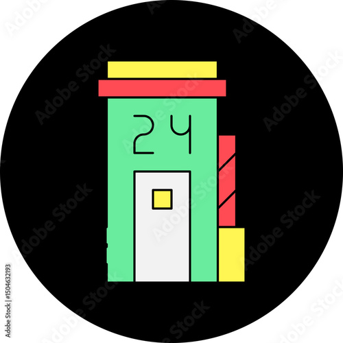 Barrier single icon vector illustration