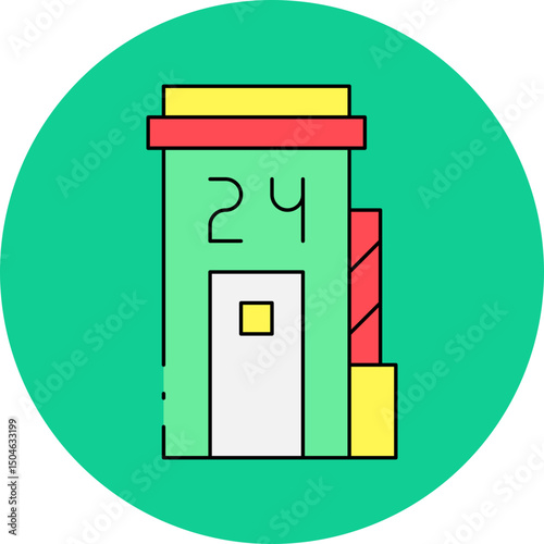Barrier single icon vector illustration