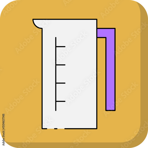 Jug single icon vector illustration