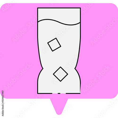 Cutting board single icon vector illustration