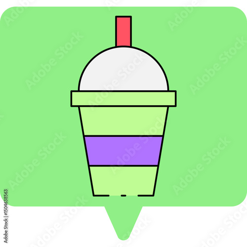 Soft drink single icon vector illustration