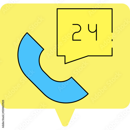 Call single icon vector illustration