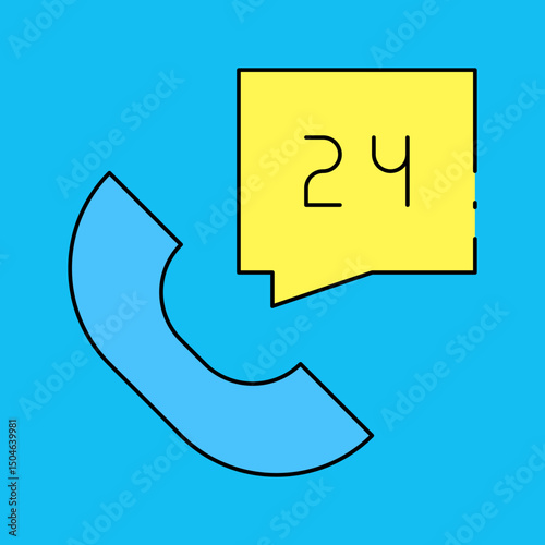 Call single icon vector illustration