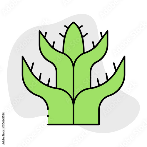 Cactus single icon vector illustration
