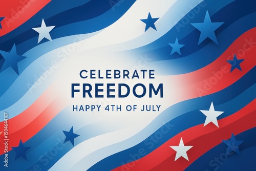 Wallpaper Mural Celebrate freedom with colorful decorations on 4th of July in the United States Torontodigital.ca