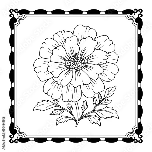 This name captures the essence of the image — it's a certificate template featuring floral and vintage-style vector art — and avoids using a colon while remaining clear and descriptive