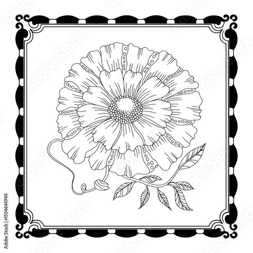 This name captures the essence of the image — it's a certificate template featuring floral and vintage-style vector art — and avoids using a colon while remaining clear and descriptive