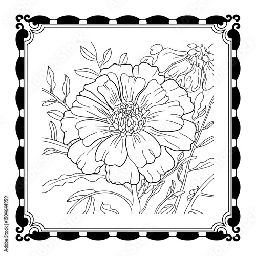 This name captures the essence of the image — it's a certificate template featuring floral and vintage-style vector art — and avoids using a colon while remaining clear and descriptive