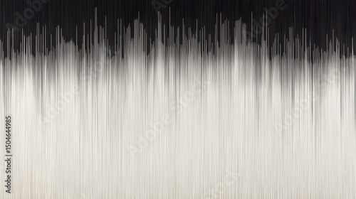 Abstract Black and White Vertical Lines Texture Background