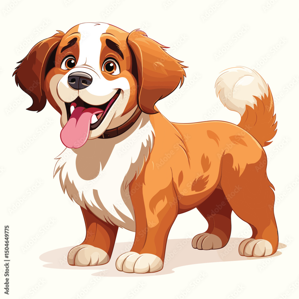 Fototapeta premium beagle dog isolated on white background