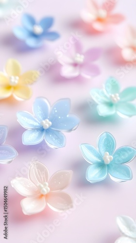 Wallpaper Mural Pastel Flower Background Soft Decor Spring Blossom Torontodigital.ca