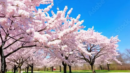 Blooming Cherry Blossom Video on a Sunny Day – Serene Spring Nature Footage