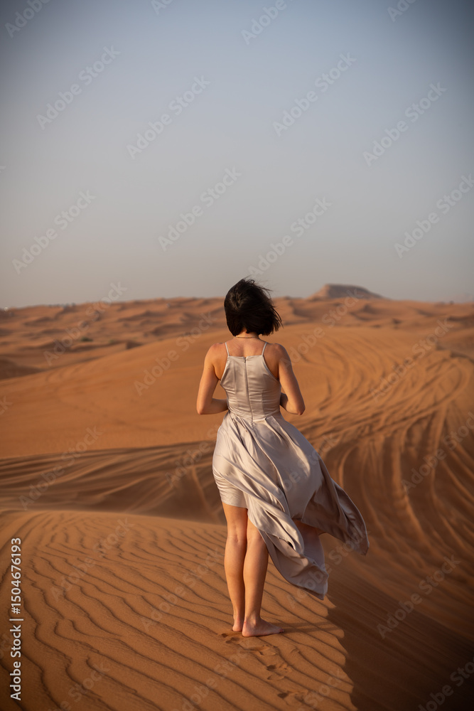 custom made wallpaper toronto digitalBeautiful girls in a beautiful flowing dress in desert condition