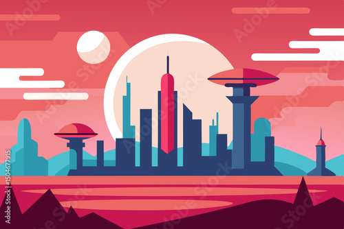 abstract city background