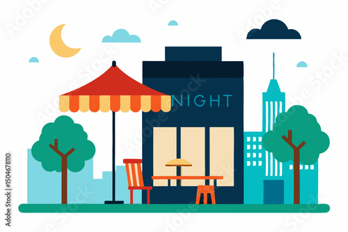 vector illustration of a city