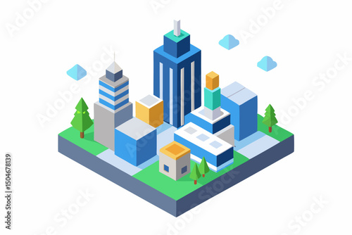 green city skyline