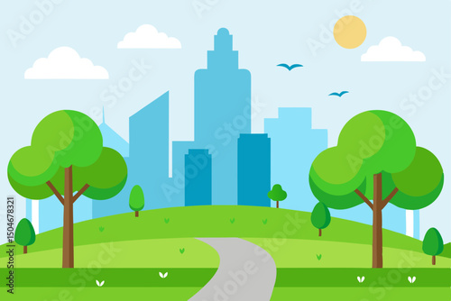 green city landscape