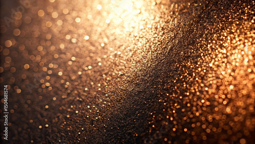 Dark Bronze Gradient Background with Uneven Lighting and Subtle Glimmer